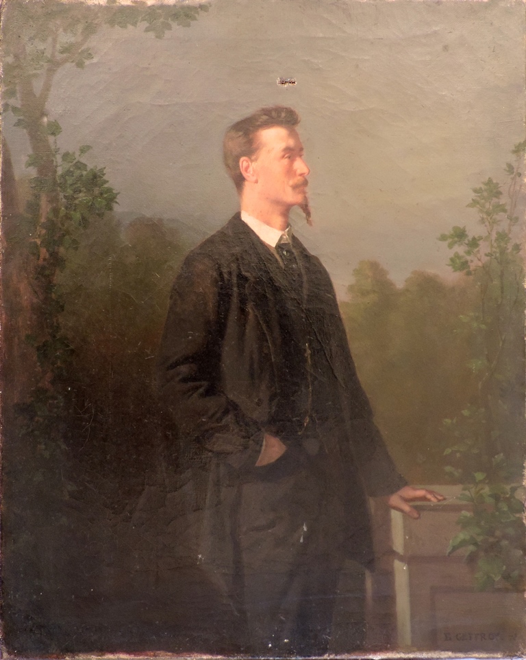 Portrait de Monsieur Ragot, chef de gare à Nemours